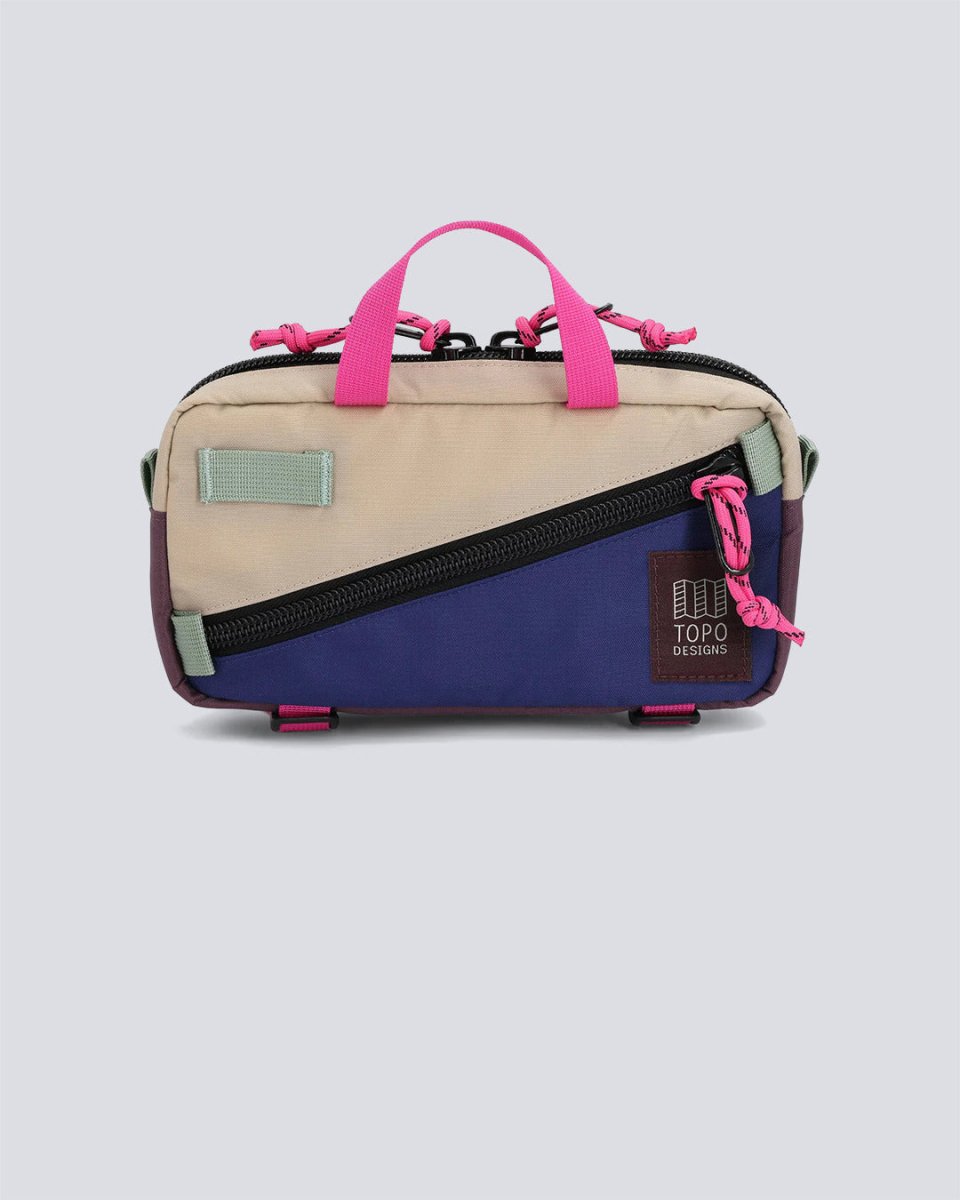 Bolso Topo Designs Mini Quick Pack Beige Y Morado Unisex 932423-COBBLEST