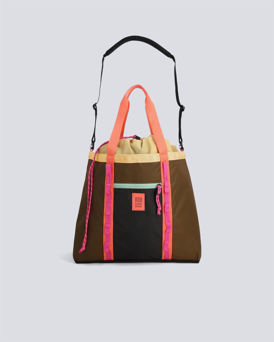Bolso Topo Designs Mountain Utility Tote Marrón Y Negro Unisex 932431-DESERT P