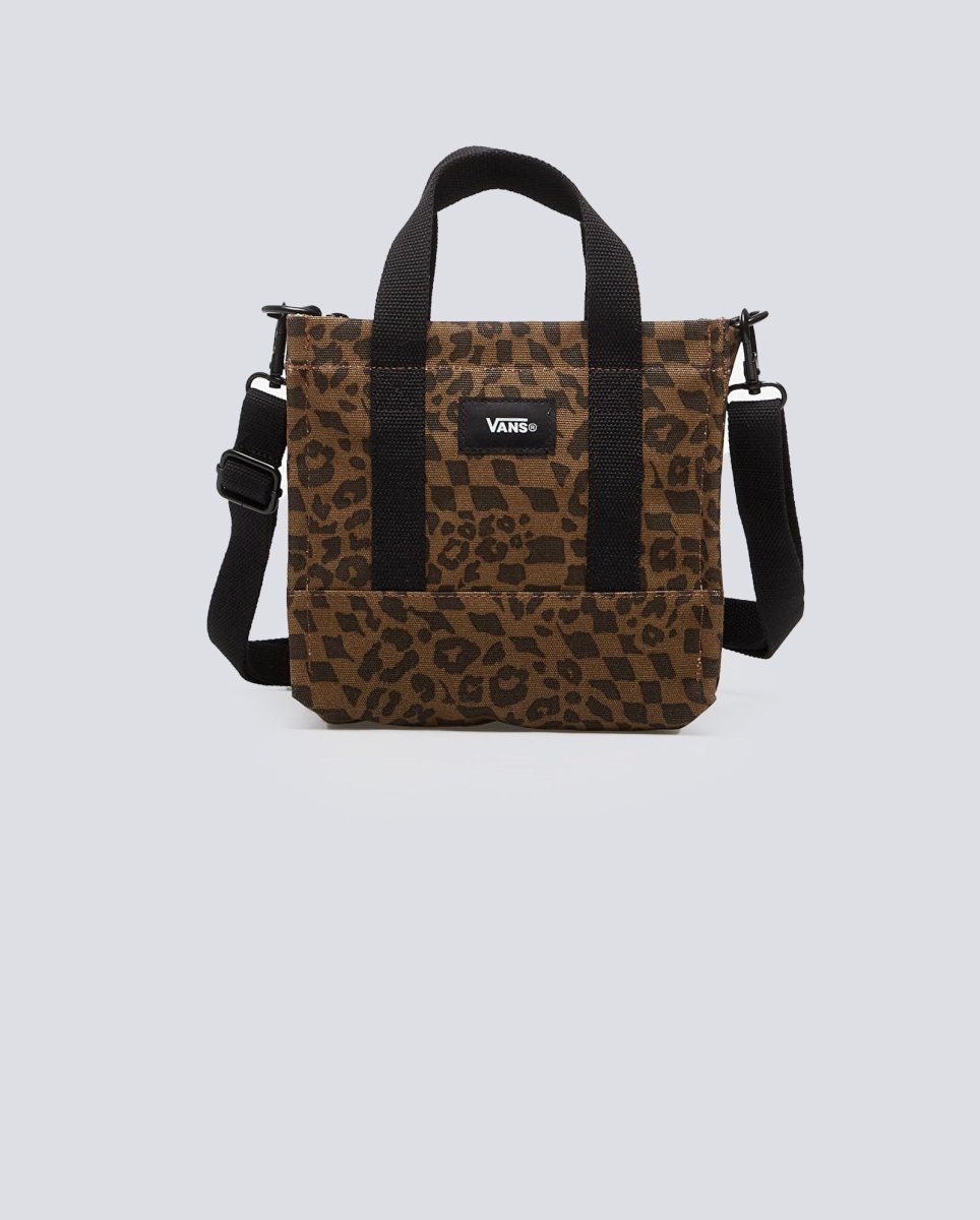 Bolso Vans Lil Pergs Tote Leopardo Marrón Mujer VN000HRW7UG1
