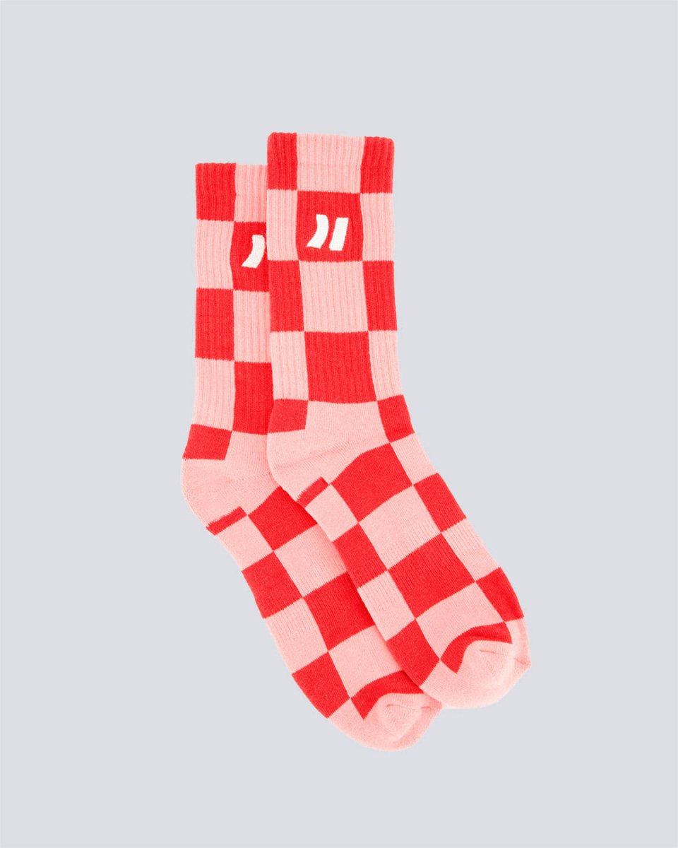 Calcetines Coolway Juggler Rosa Y Rojo Unisex