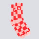 Calcetines Coolway Juggler Rosa Y Rojo Unisex