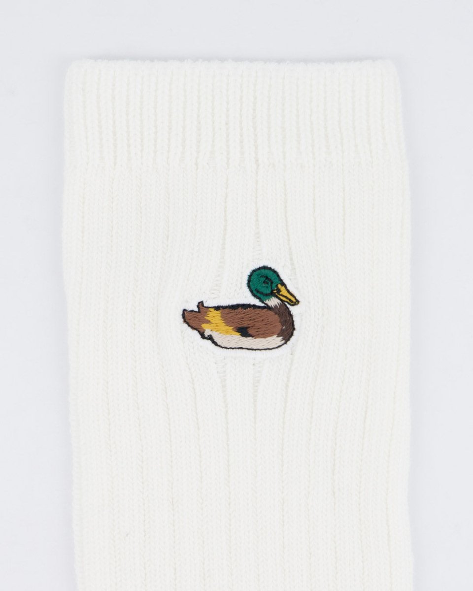 Calcetines Edmmond Studios Duck Blanco Unisex