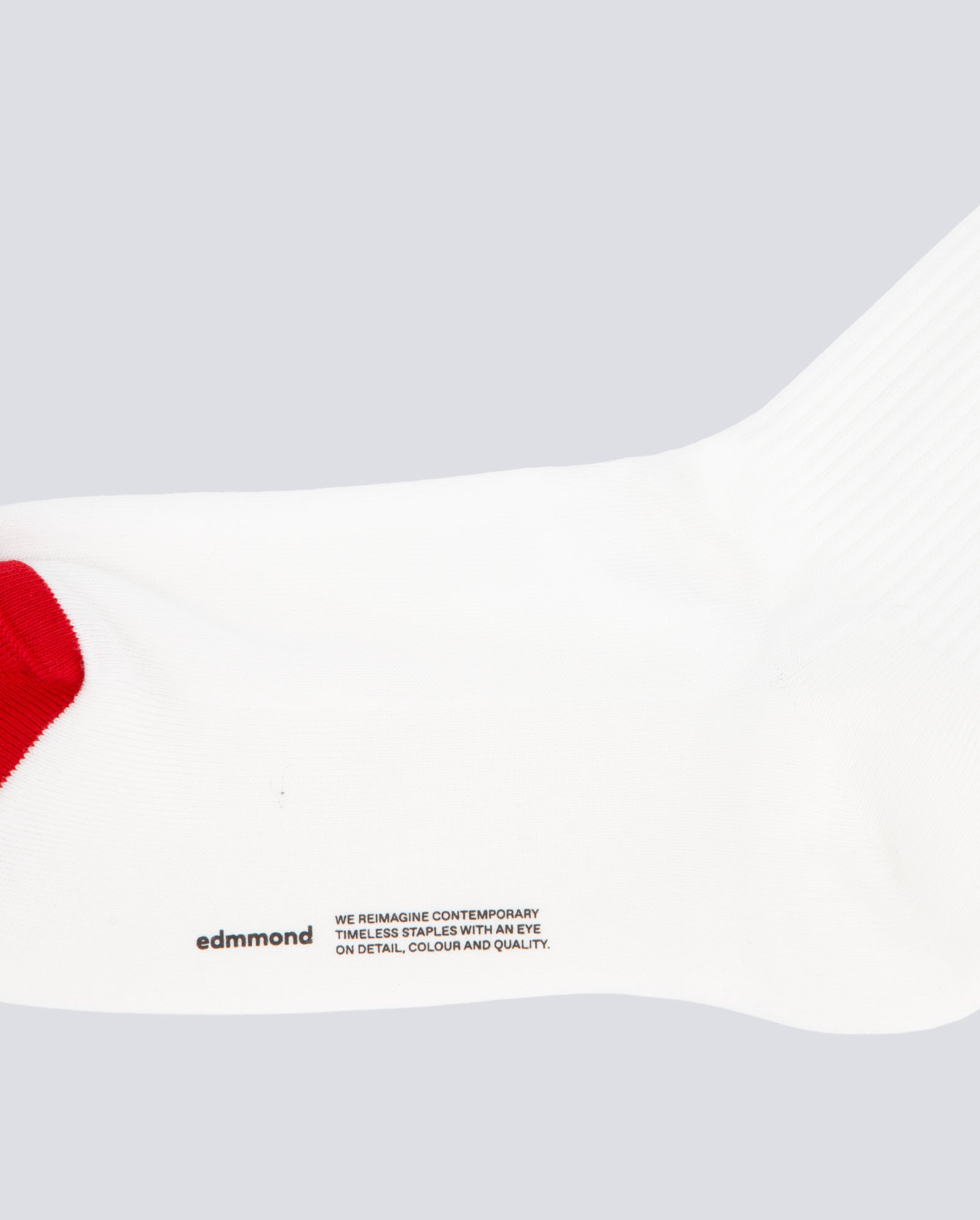 Calcetines Edmmond Studios Elak Blanco Unisex 325-94-05000