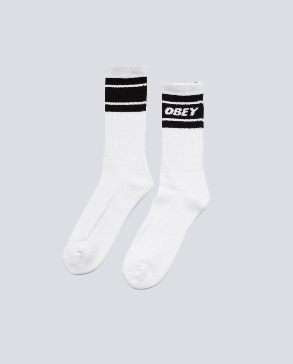 Calcetines Obey Cooper Ii Negro Y Blanco Unisex 100260093-WHBK
