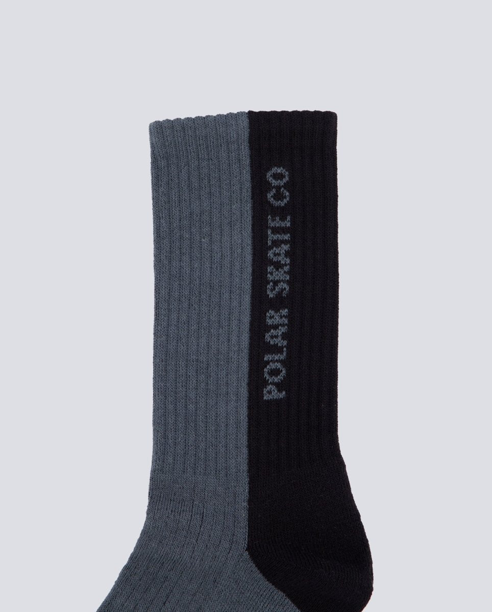 Calcetines Polar Skate Co Rib Socks 5050 Gris Unisex POLARFW25-17