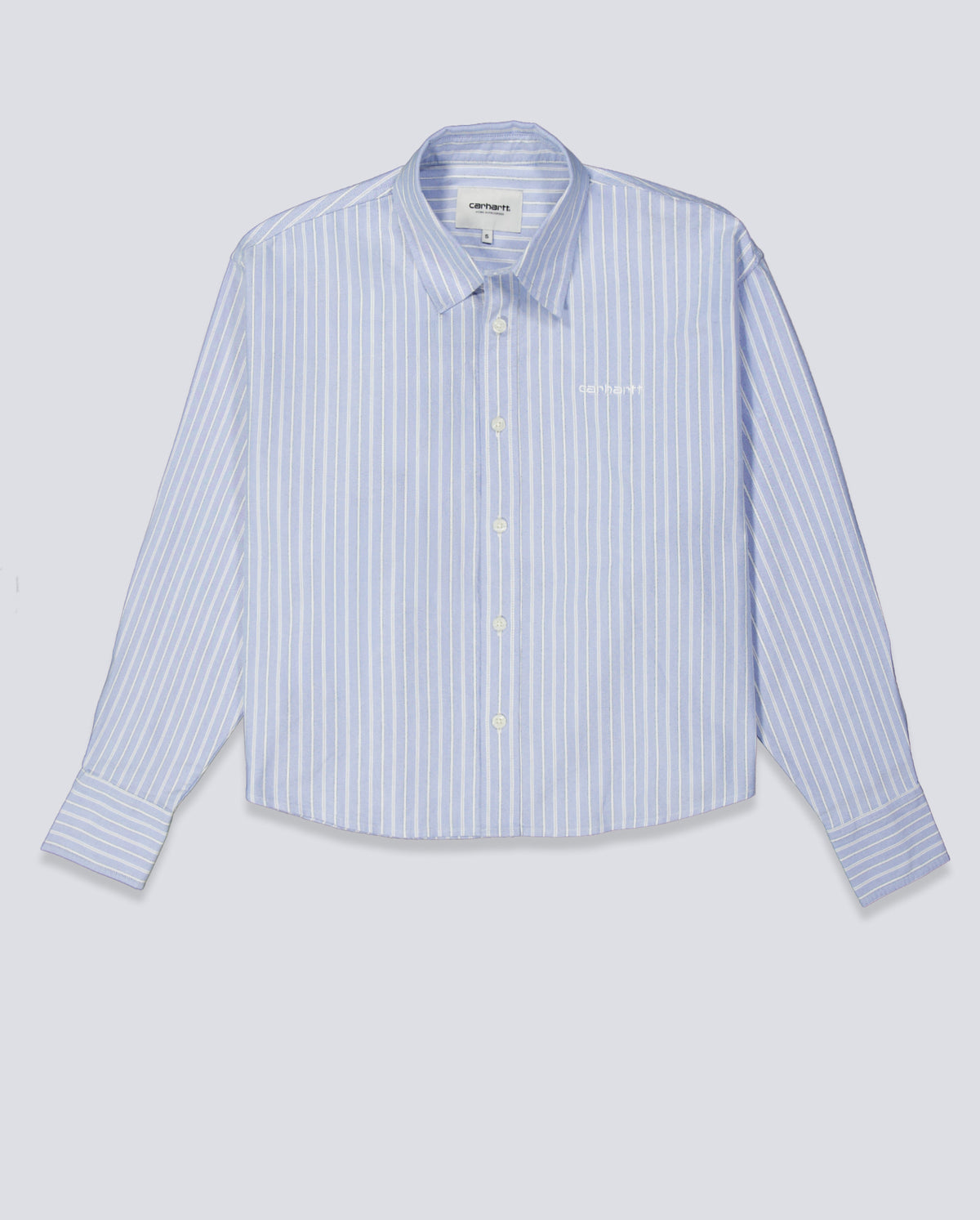 Camisa Carhart Wip Kanan Rayas Azul Mujer I037120-3VFXX