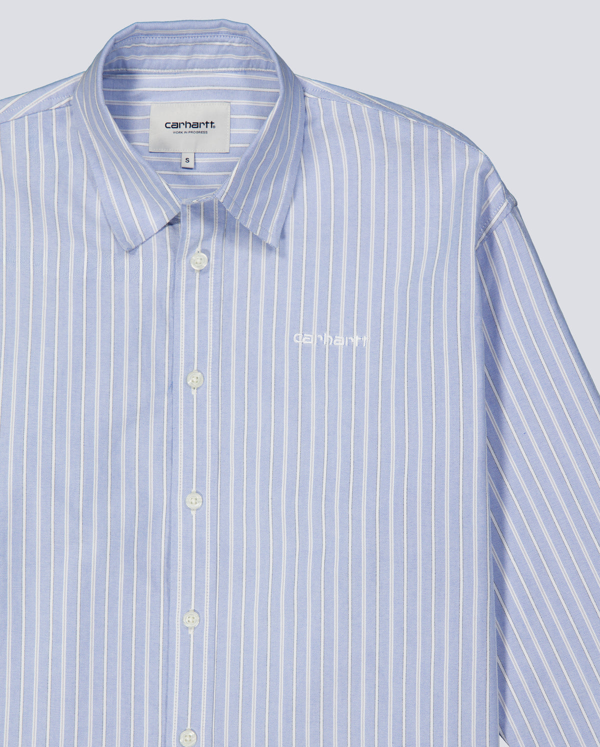 Camisa Carhart Wip Kanan Rayas Azul Mujer I037120-3VFXX