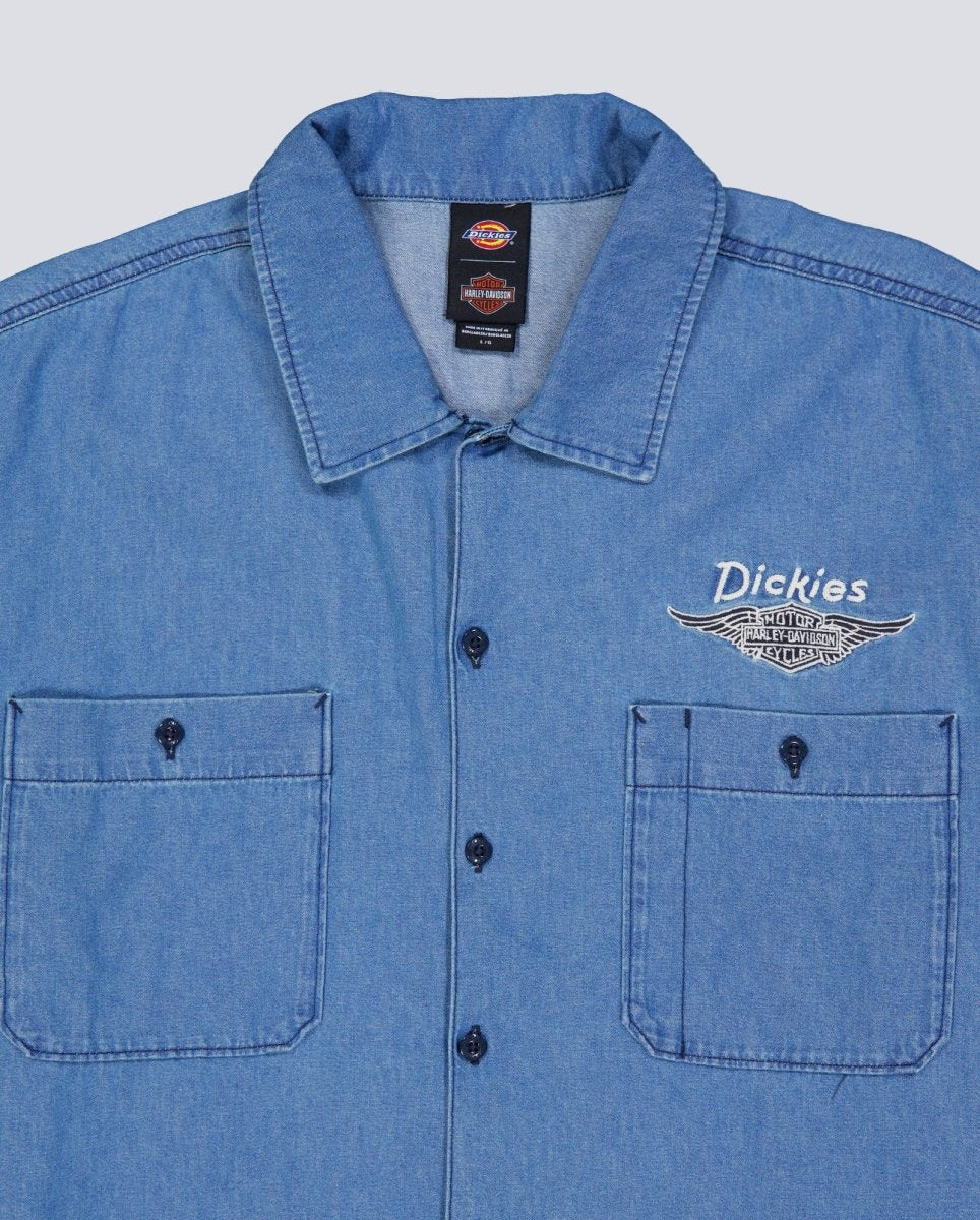 Camisa Dickies Chambray Work Azul Hombre DK0A882Z0BU1