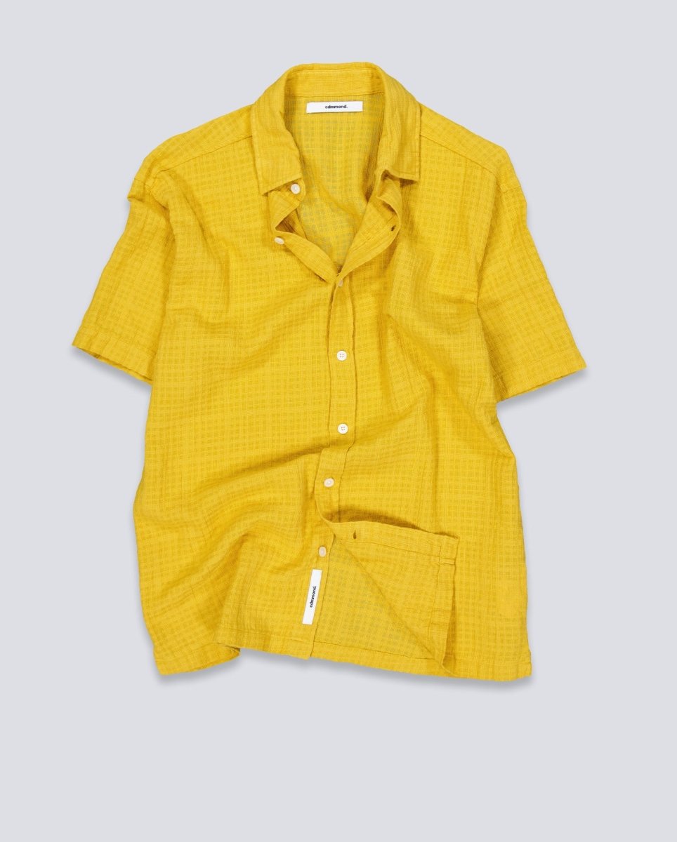 Camisa Edmmond Studios Straw Land Mostaza Hombre 126-10-14190