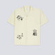 Camisa Edmmond Studios Sunny Day Short Sleeve Beige Unisex