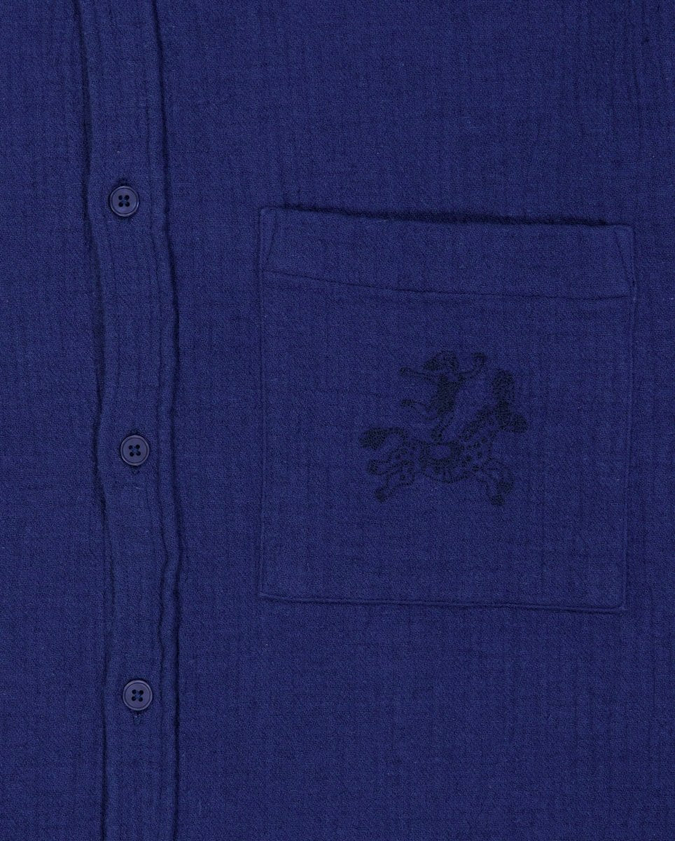 Camisa Edmmond Studios Tumbler Azul Hombre 126-10-20560