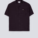 Camisa Lacoste Casual Manga Corta Marrón Hombre