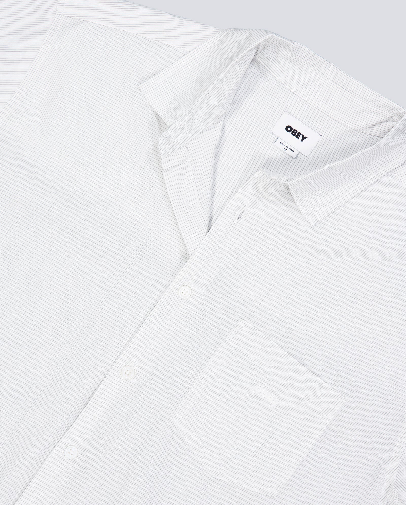 Camisa Obey Bigwig Jamie Blanco Hombre 181210456-WTM