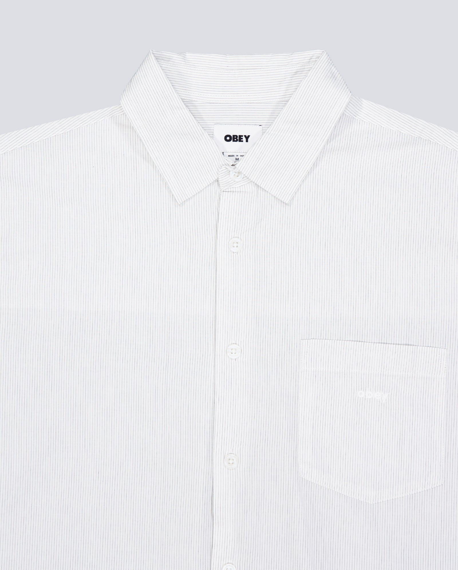 Camisa Obey Bigwig Jamie Blanco Hombre 181210456-WTM