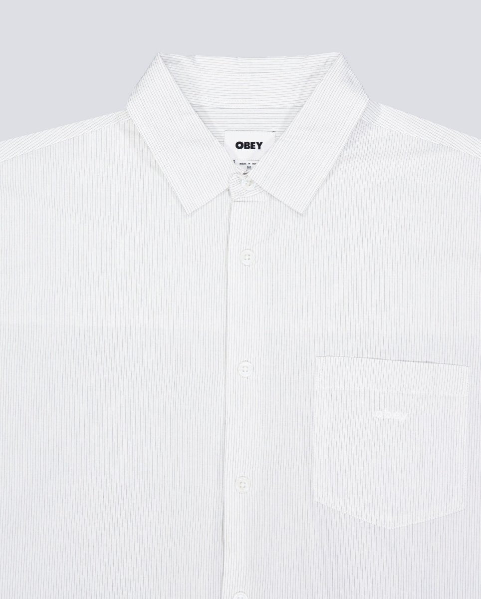 Camisa Obey Bigwig Jamie Blanco Hombre 181210456-WTM
