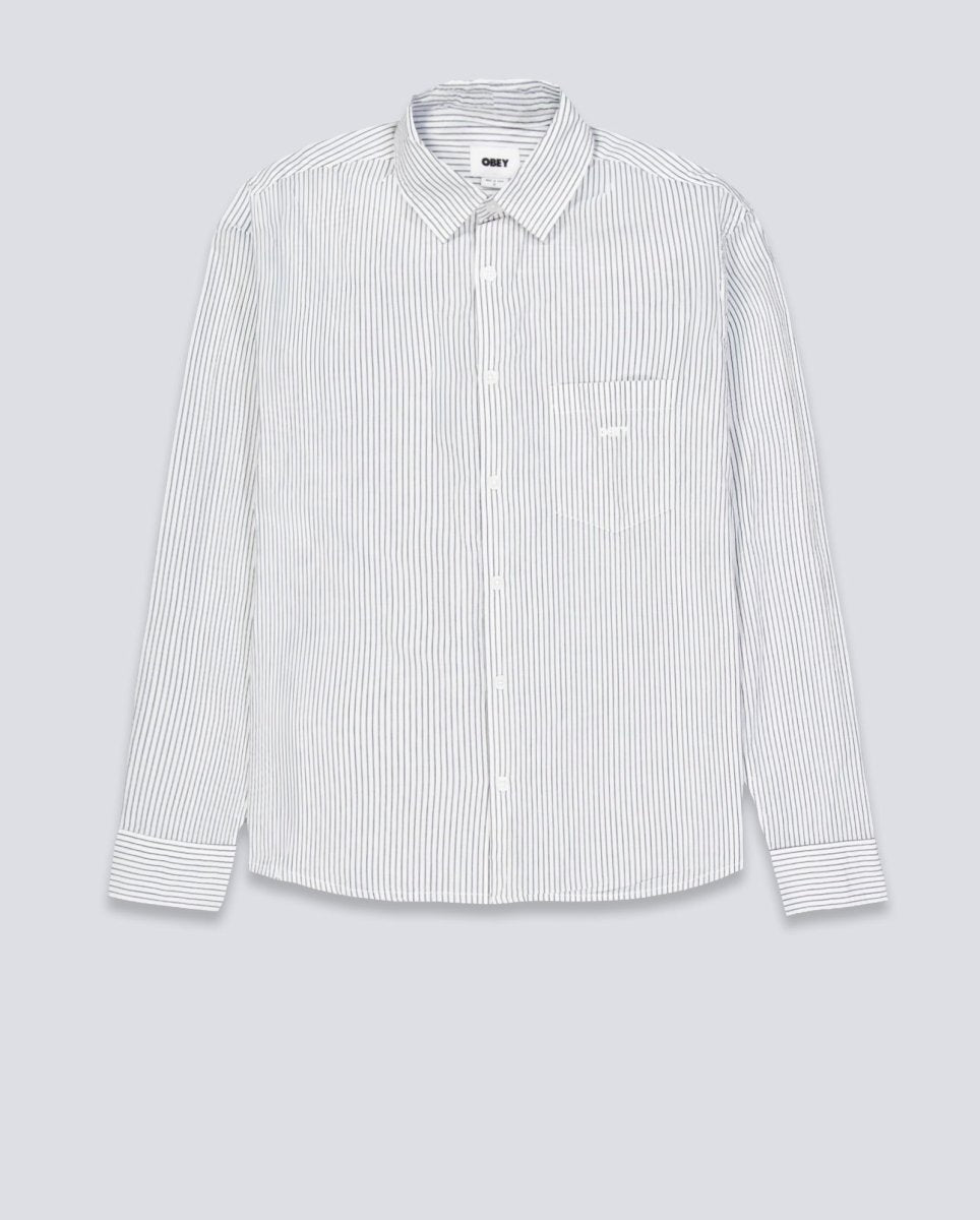 Camisa Obey Isaac Negro Multicolor Hombre 181200428-BKM