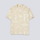 Camisa Palard Greetings From The Mediterranean Beige Unisex
