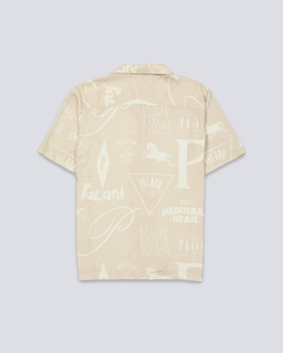 Camisa Palard Greetings From The Mediterranean Beige Unisex 72512012