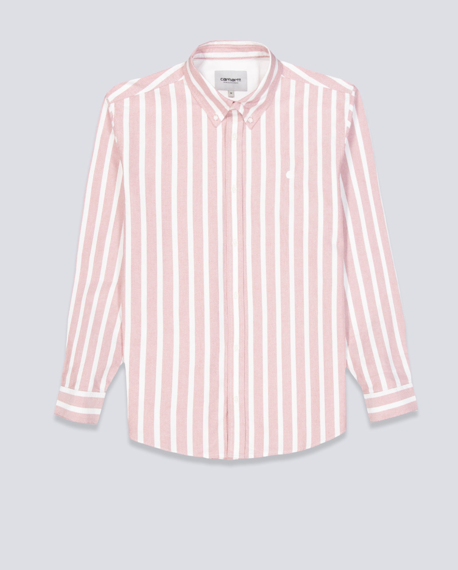 Camisa de Rayas Carhartt WIP Deven Roja Unisex I036198-3JDXX