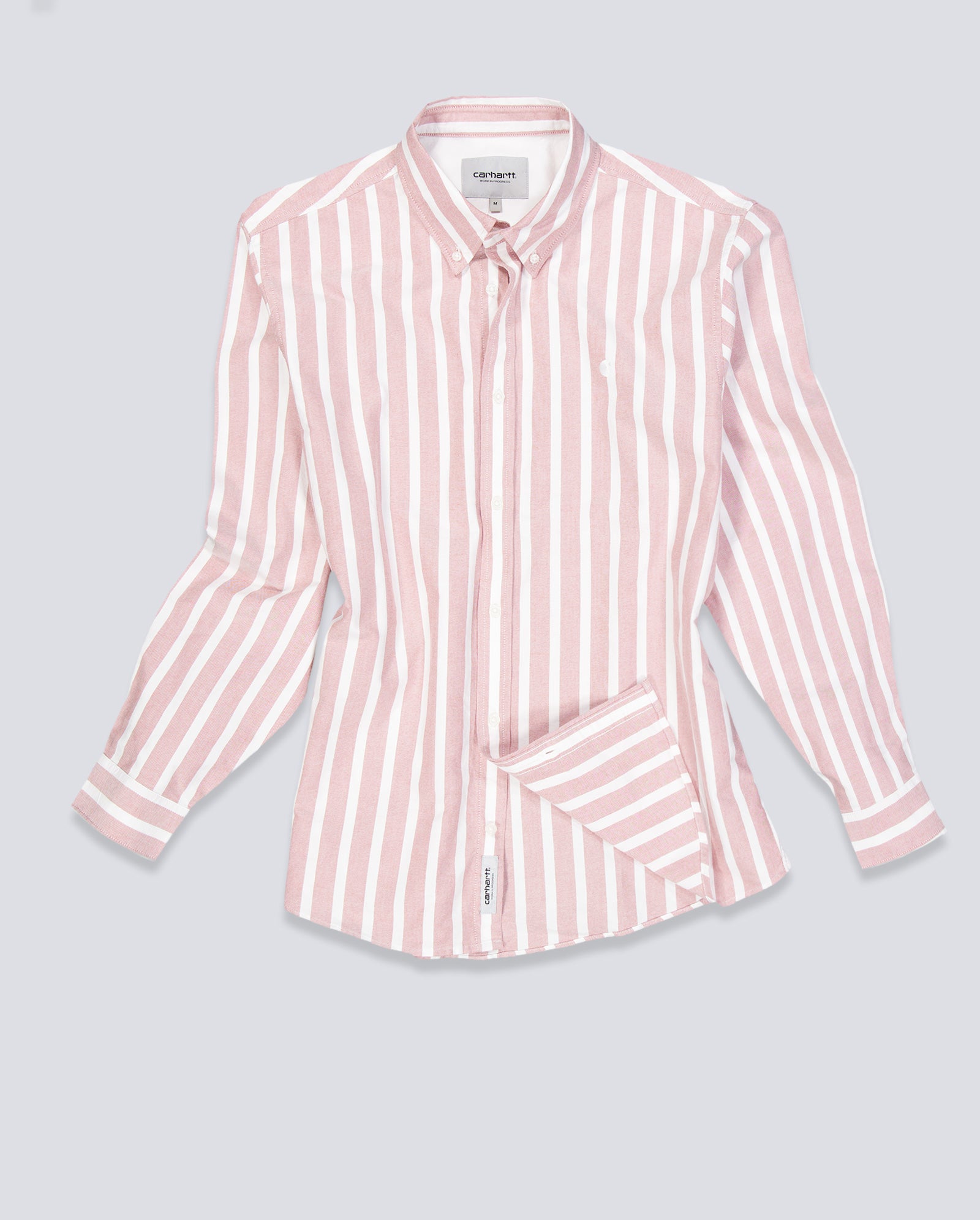 Camisa de Rayas Carhartt WIP Deven Roja Unisex I036198-3JDXX