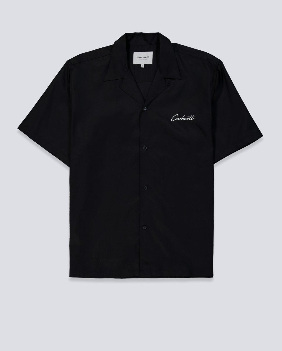 Camisas Carhartt WIP S/S Delray Negra Unisex I031465-0D2XX