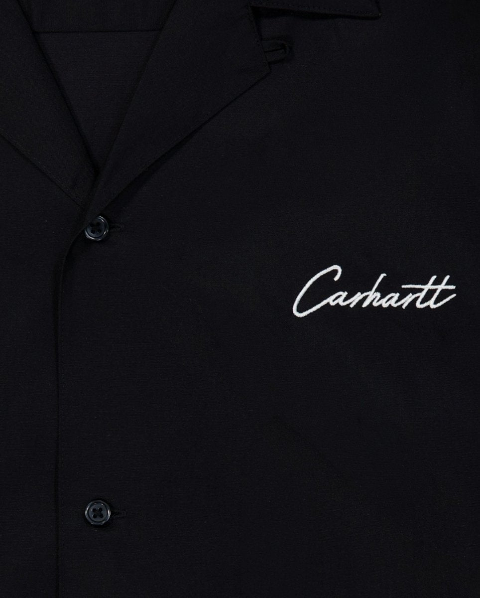 Camisas Carhartt WIP S/S Delray Negra Unisex I031465-0D2XX