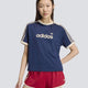 Camiseta Adidas Lineaer Mesh Azul Marino Mujer