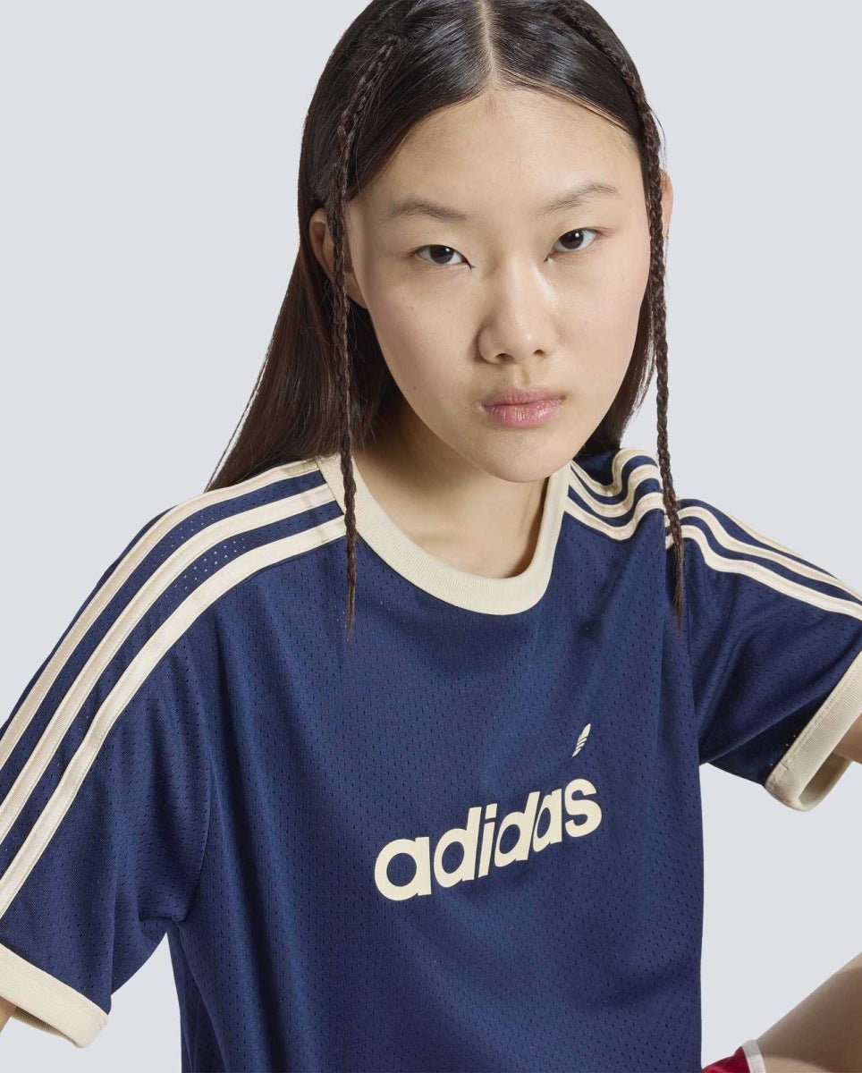 Camiseta Adidas Lineaer Mesh Azul Marino Mujer KS9841