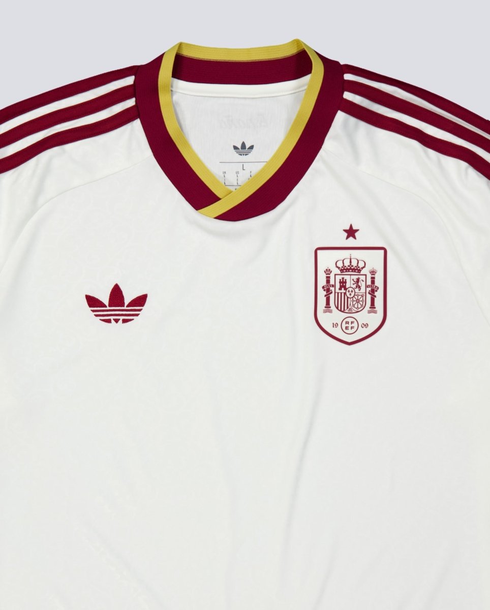 Camiseta Adidas Segunda Equipo España Blanca Unisex JN4397