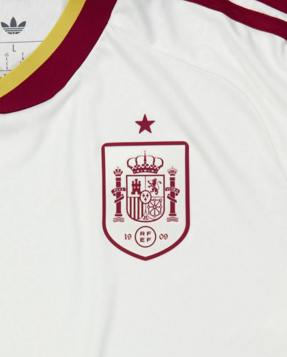 Camiseta Adidas Segunda Equipo España Blanca Unisex JN4397