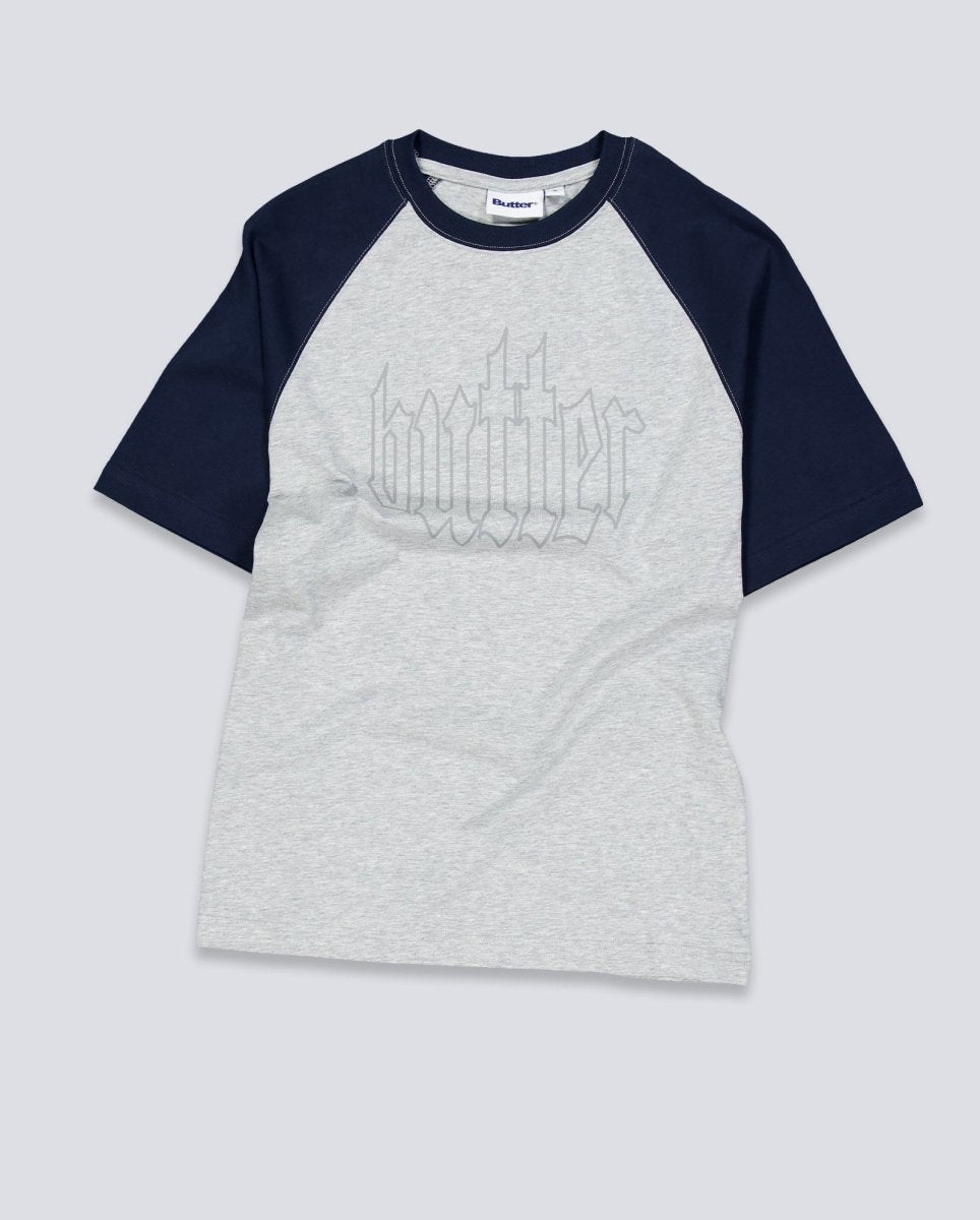 Camiseta Butter Goods Harvest Raglan Gris Unisex BGQ1261402