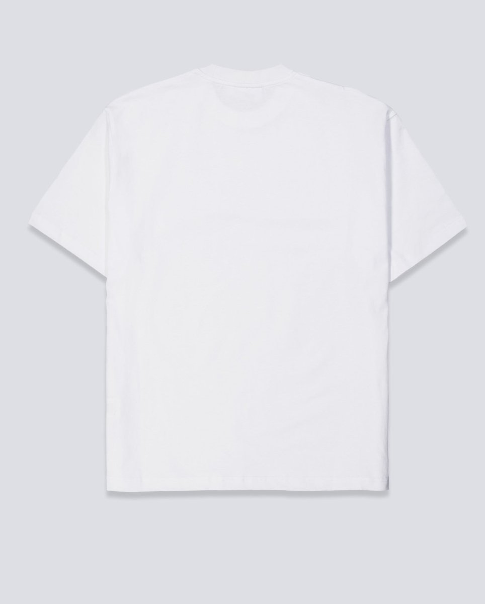 Camiseta Butter Goods Outline Logo Blanca Unisex BGQ3250301