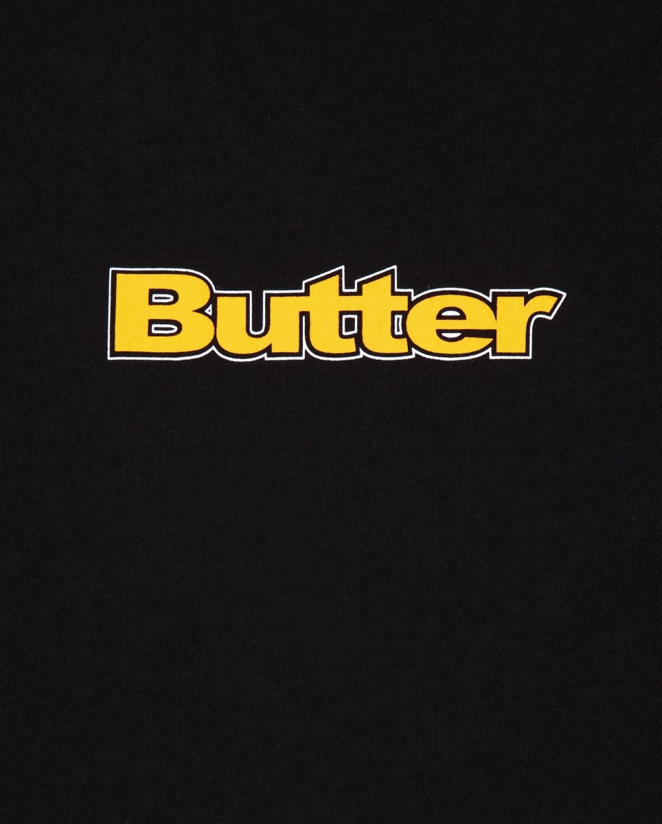Camiseta Butter Goods Outline Logo Negra Unisex BGQ3250304