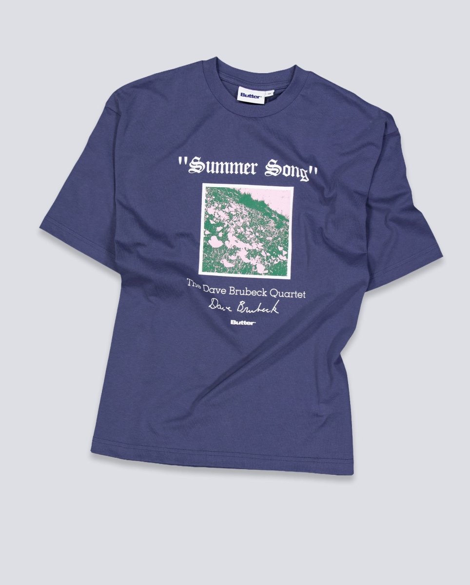 Camiseta Butter Goods Summer Song Gris Unisex BGQ1260502