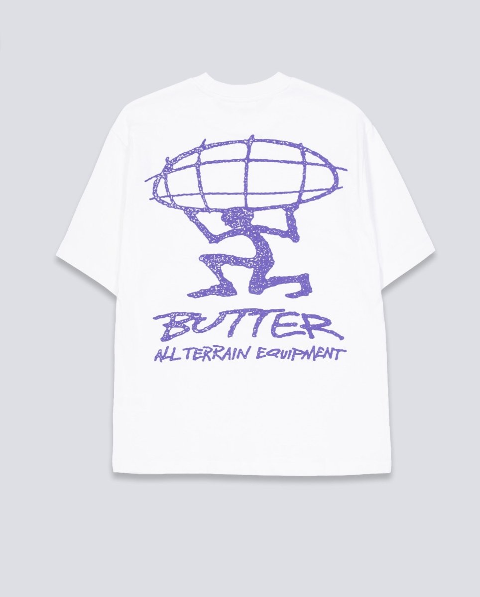 Camiseta Butter Goods Terrain Blanca Unisex BGQ1261003