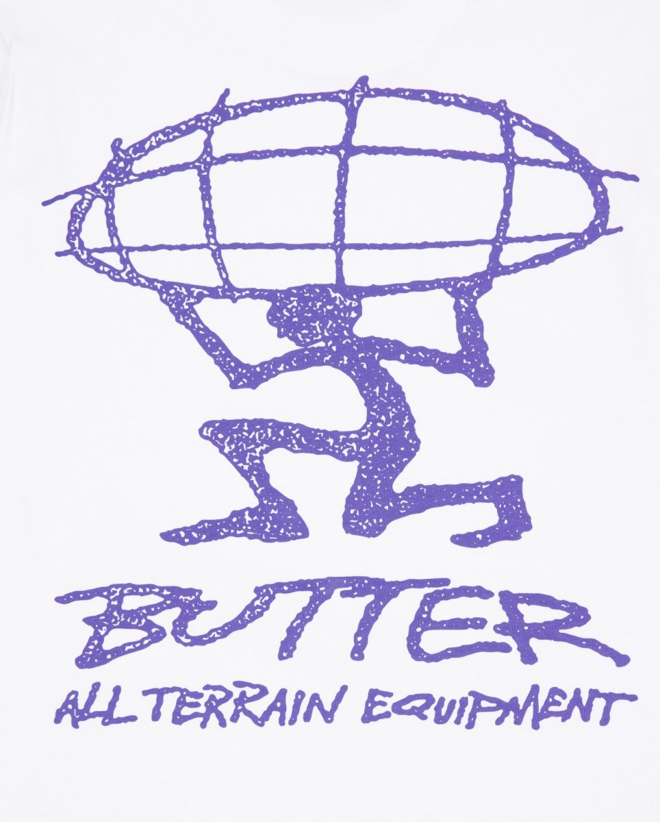 Camiseta Butter Goods Terrain Blanca Unisex BGQ1261003