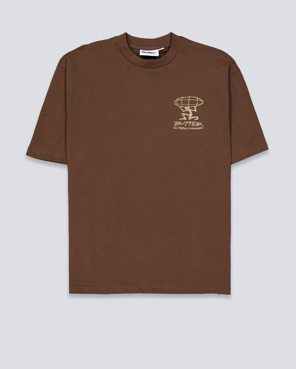 Camiseta Butter Goods Terrain Marrón Unisex BGQ1261004