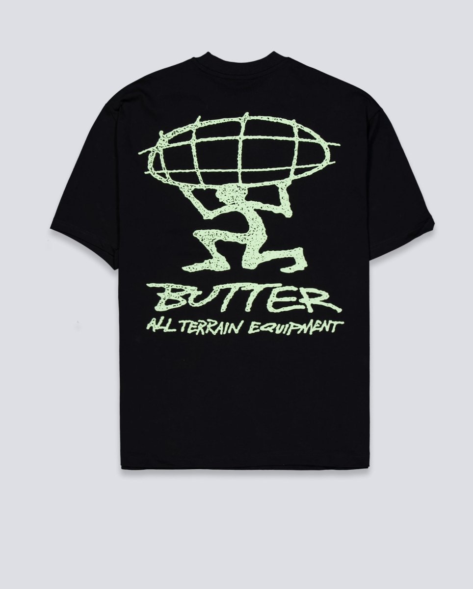 Camiseta Butter Goods Terrain Negra Unisex BGQ1261001