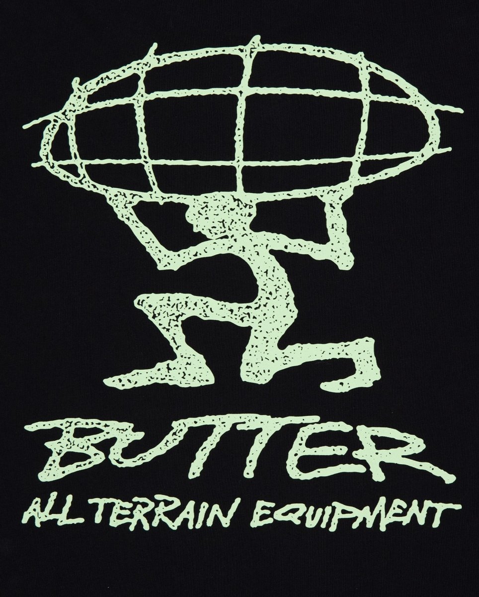 Camiseta Butter Goods Terrain Negra Unisex BGQ1261001