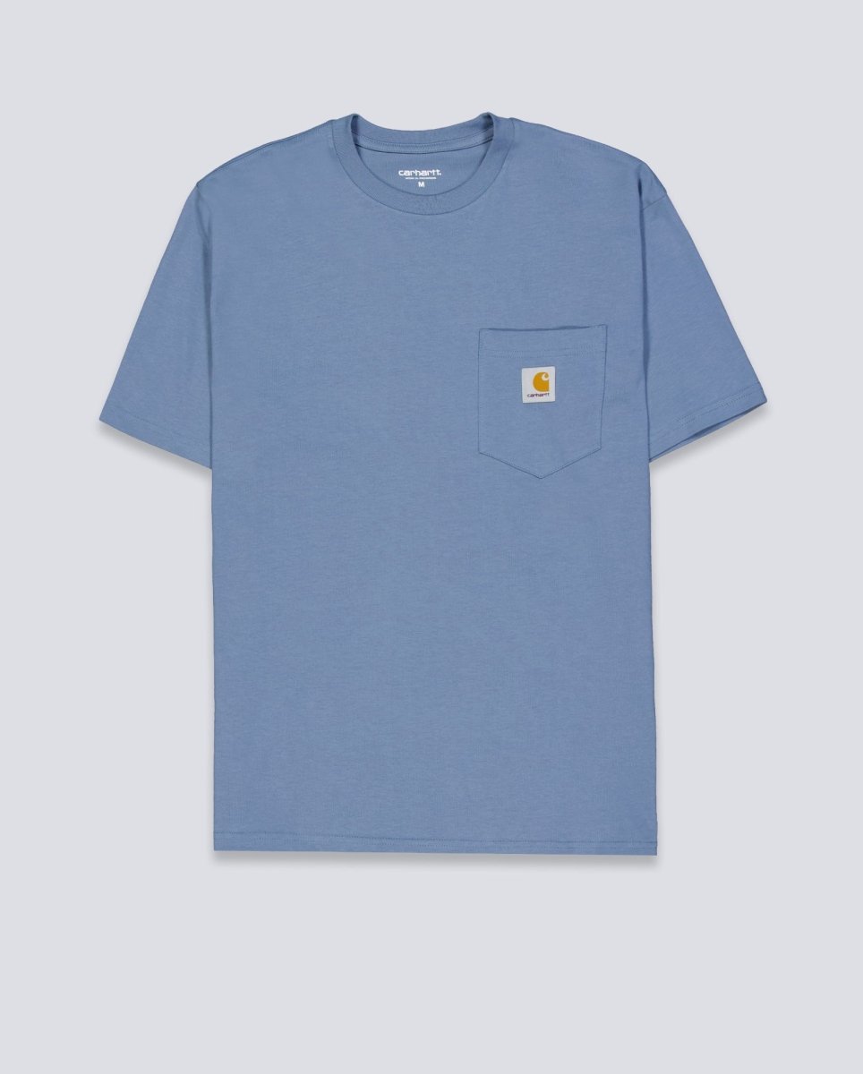 Camiseta Carhart Wip Pocket Azul Unisex I030434-3GGXX
