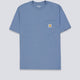 Camiseta Carhart Wip Pocket Azul Unisex