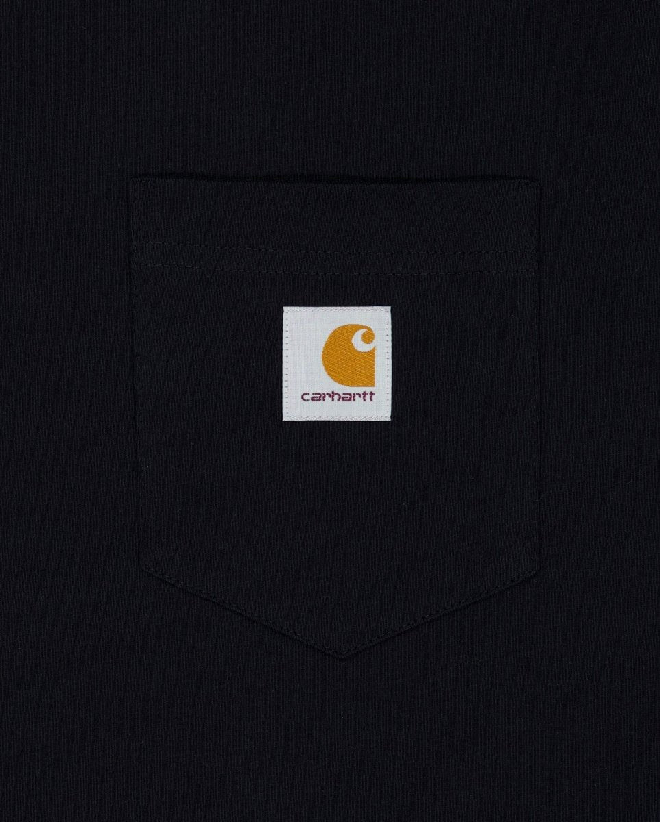 Camiseta Carhart Wip Pocket Negro Unisex I030434-89XX