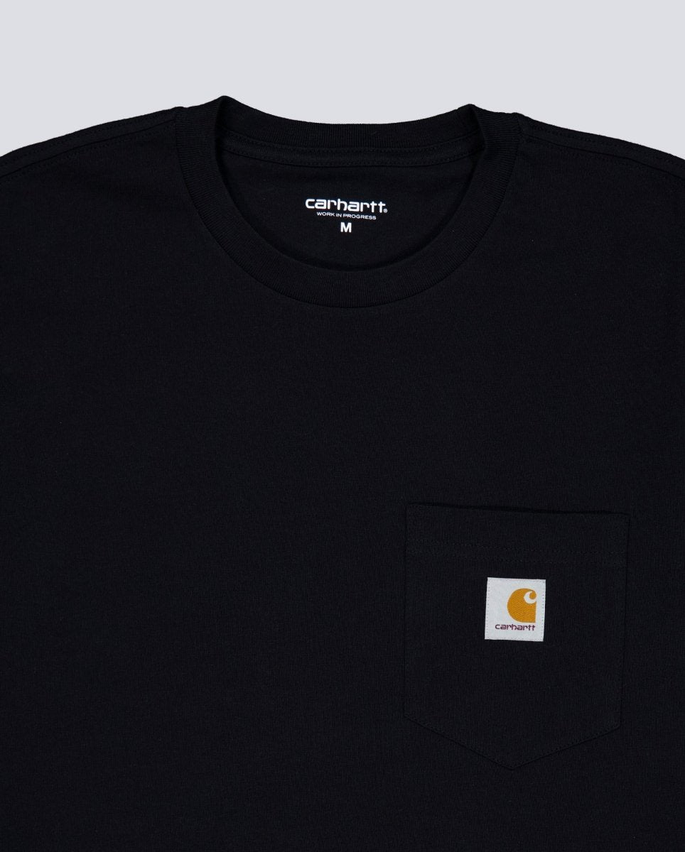 Camiseta Carhart Wip Pocket Negro Unisex I030434-89XX