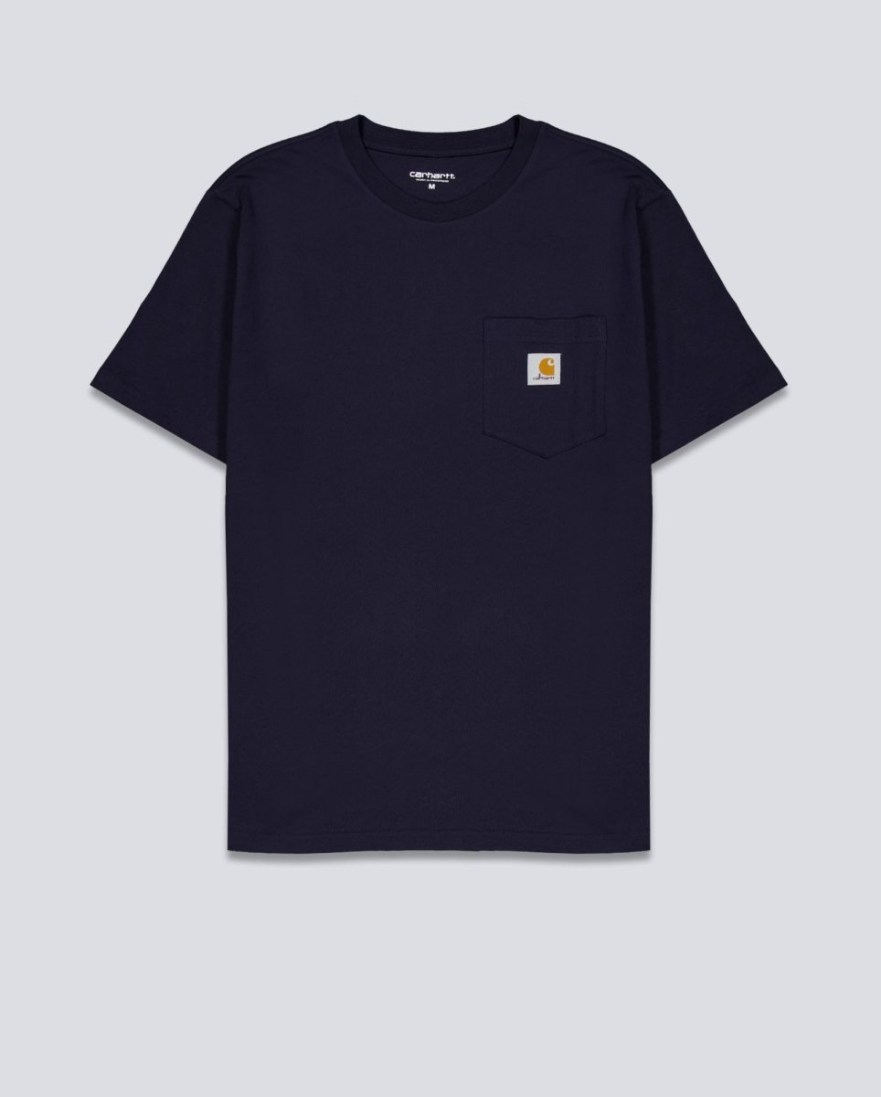 Camiseta Carhart Wip Pocket T-Shirt Azul Unisex I030434-1CXX