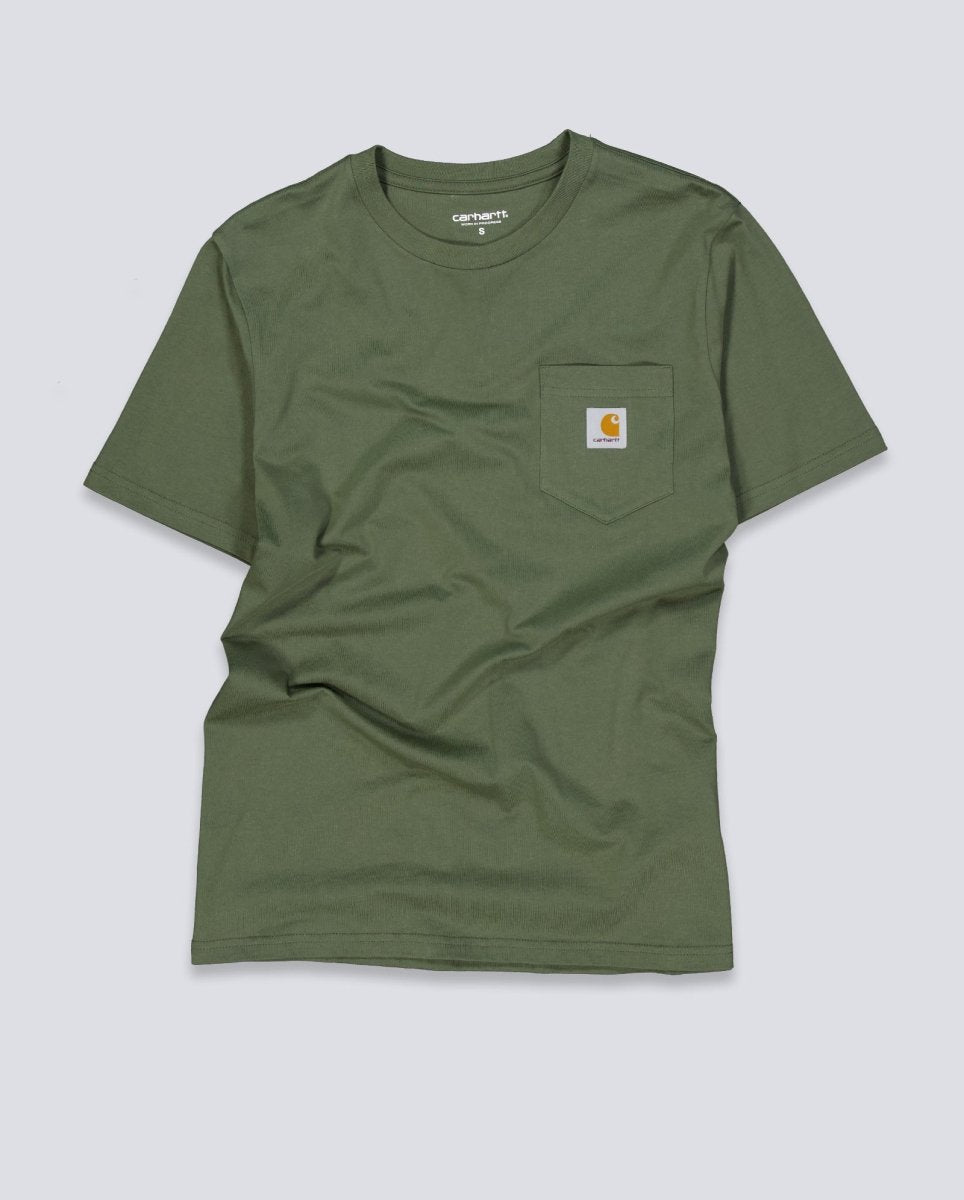 Camiseta Carhart Wip Pocket Verde Unisex I030434-11XX