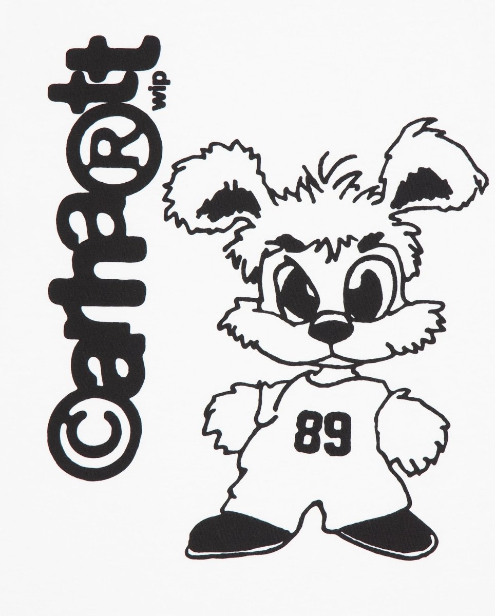 Camiseta Carhart Wip Ringer T-Shirt Blanco Mujer I036392-00AXX