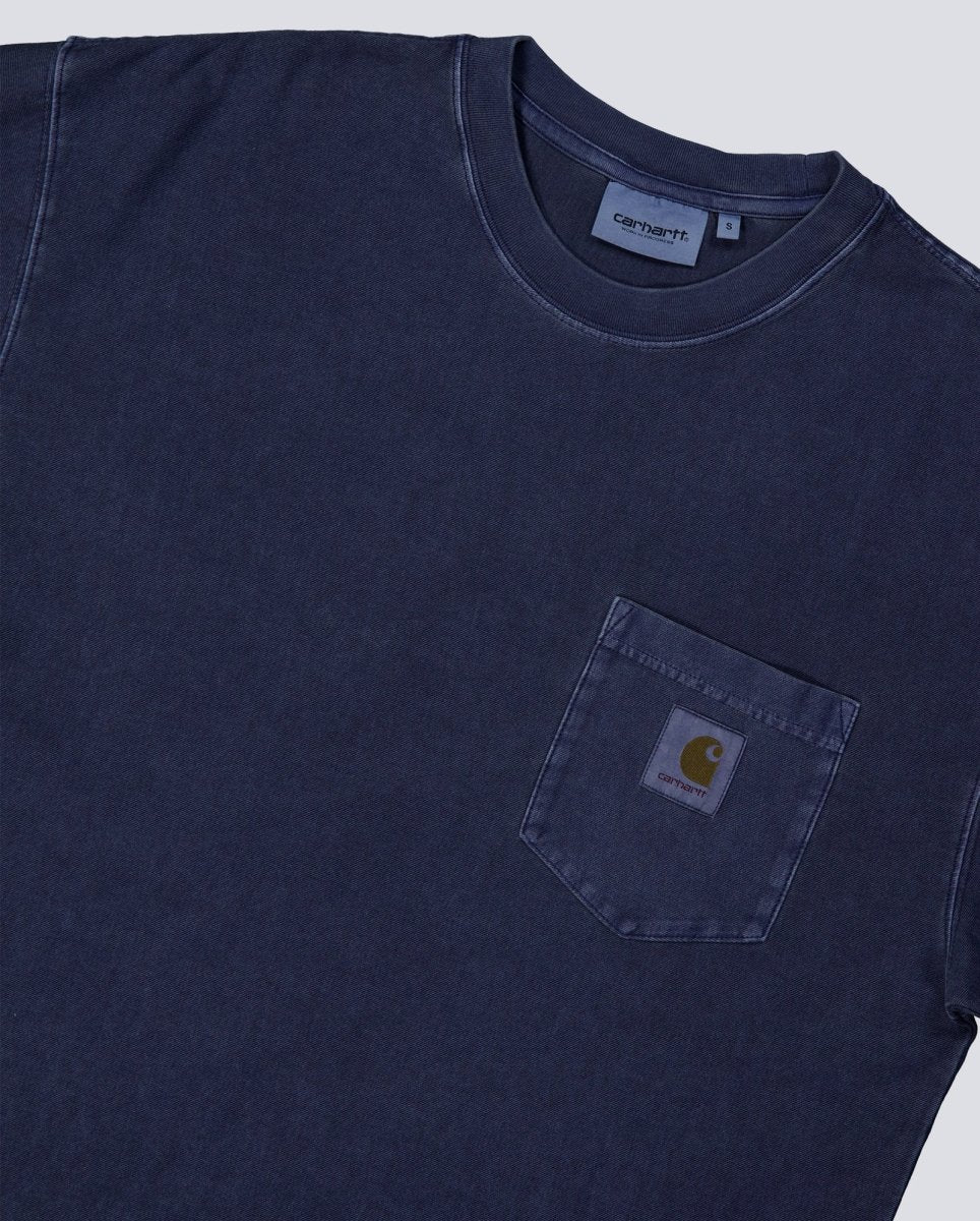 Camiseta Carhart Wip S/S Loose Pocket T-Shirt Azul Unisex I036863-1CGD