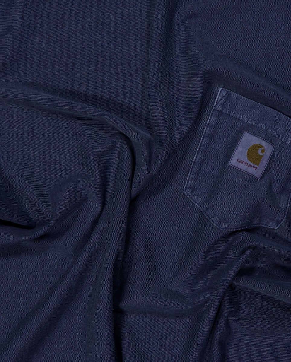 Camiseta Carhart Wip S/S Loose Pocket T-Shirt Azul Unisex I036863-1CGD