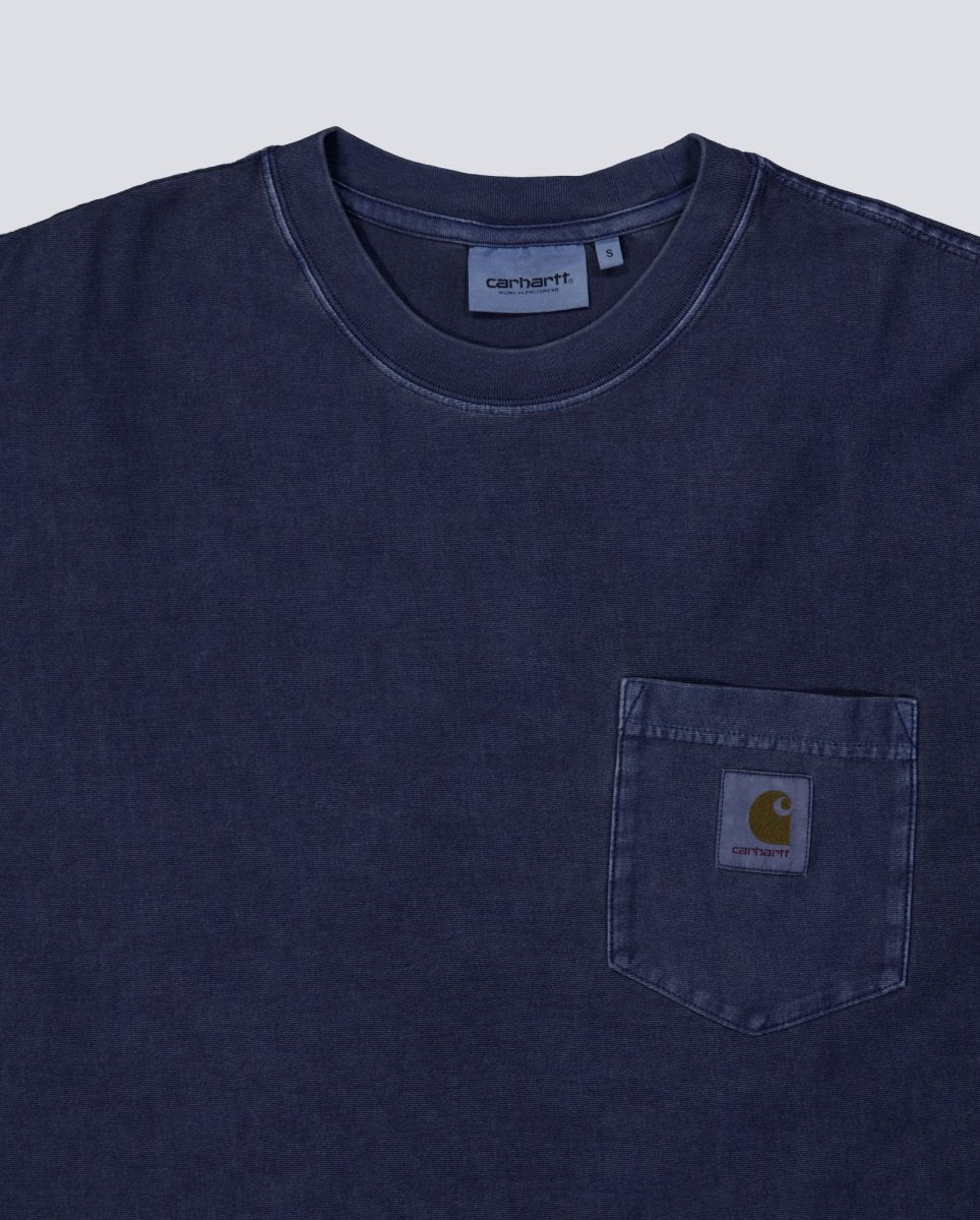 Camiseta Carhart Wip S/S Loose Pocket T-Shirt Azul Unisex I036863-1CGD