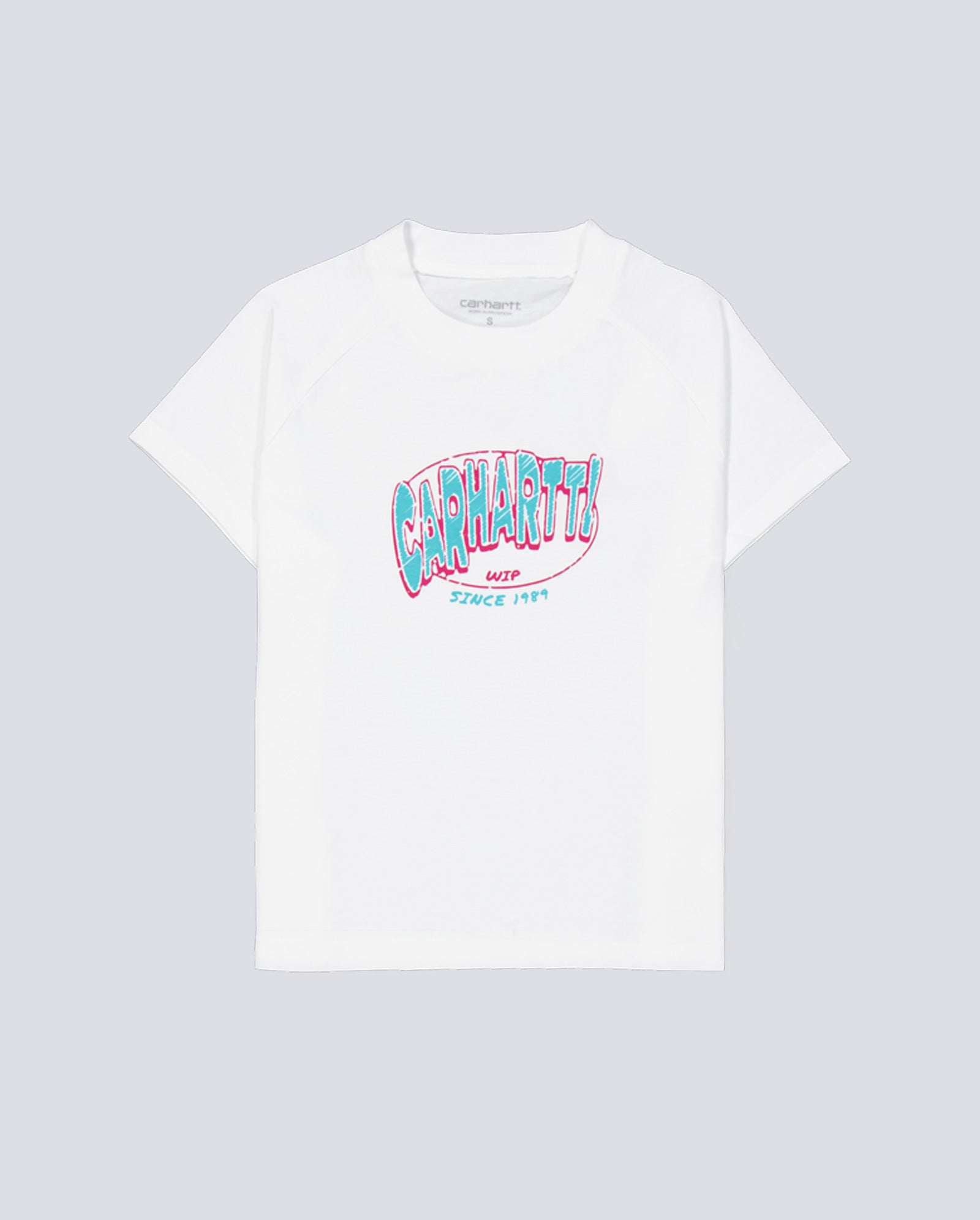 Camiseta Carhartt Hot Script Blanco Mujer I034705-02XX